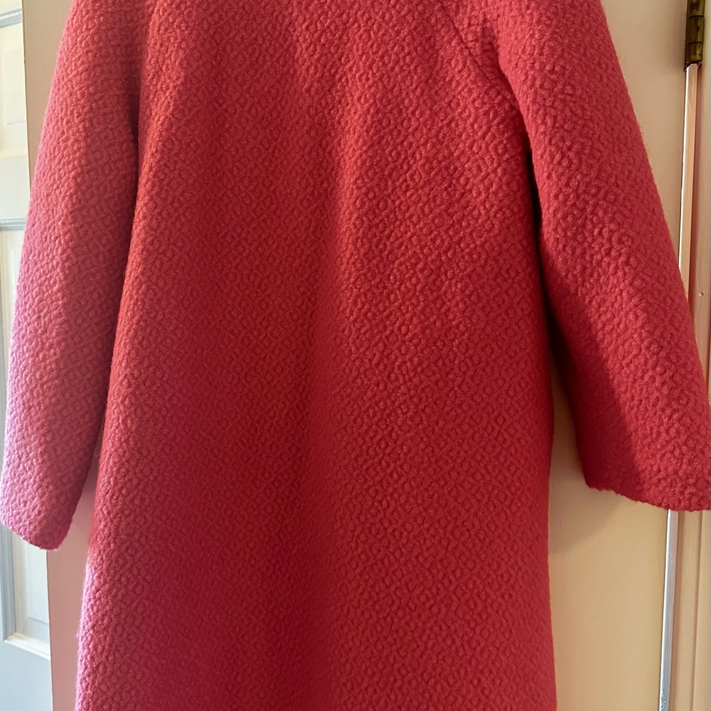 Rachel Riley Pink Textured Coat - Picture 2 of 6